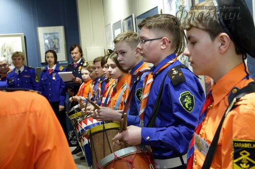 Открытие выставки работ  художника-иллюстратора Евгении Ивановны Стерлиговой YE1A0543